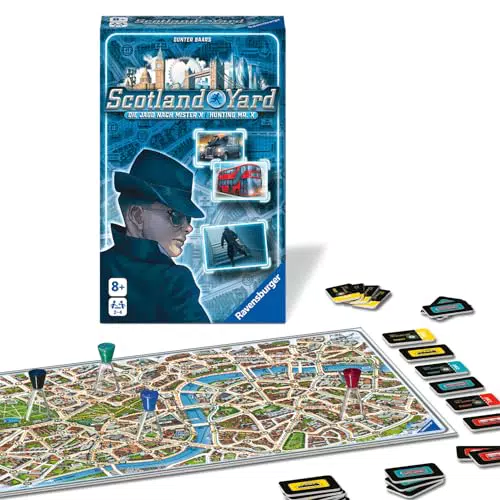Ravensburger Scotland Yard - Strategiespiel für 2-4 Spieler ab 8 Jahren