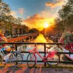 Ravensburger Puzzle 12000662 Fahrräder in Amsterdam – Puzzle für Erwachsene und Kinder