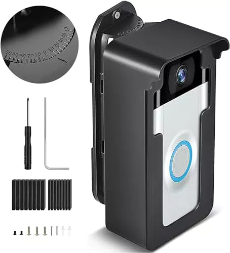 Regenfest Video Türklingel Halterung 45-135° für Video Doorbell Pro/3/2/Akku