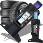 Retoo Digitaler Reifenprofiltiefenmesser mit LCD Display 0–25,4 mm