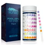 RUNBO 7-in-1 Poolwasser Teststreifen für pH, Chlor und Alkalinität