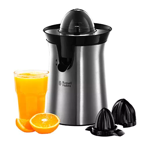 Russell Hobbs elektrische Orangenpresse mit Tropf-Stopp-Funktion, spülmaschinenfest
