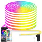 Segrass Neon LED Strip mit Fernbedienung und APP Steuerung, IP65 wasserdicht