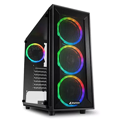Sharkoon TG4M RGB PC Gehäuse – Platz für beeindruckende Gaming-Erlebnisse