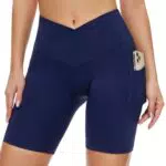 SIMIYA Radlerhose Damen - High Waist Sporthose für Yoga und Fitness