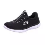Skechers Damen Summits Sneaker, Black White