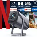 Smart Beamer 4K Heimkino mit Dolby Audio und WiFi 6 – Full HD Beamer