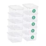 SmartStore Aufbewahrungsbox Classic 8L mit Deckel, stapelbar und lebensmittelecht
