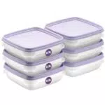 SmartStore Frischhaltedosen mit Deckel – BPA-freie Kühlschrank Organizer für Meal Prep