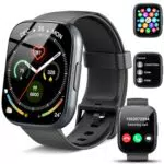 Smartwatch für Herren und Damen mit Bluetooth, 1.95 HD Touchscreen, IP68 wasserfest