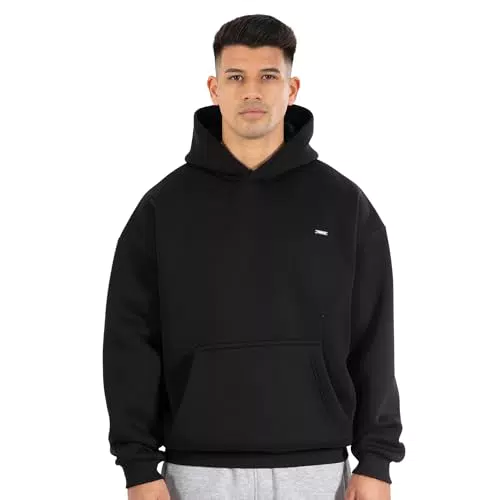 SMILODOX Herren Hoodie Dawson – Bequemer Oversize Hoody für Sport und Alltag