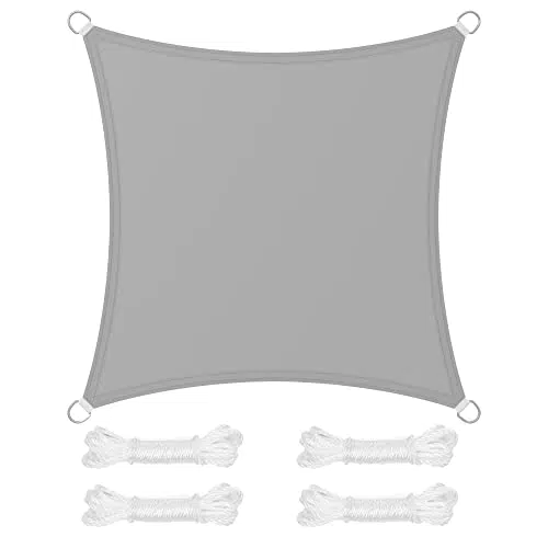 SONGMICS Sonnensegel 3x3 m, wasserfest, UV-Schutz 93%, reißfestes Polyester
