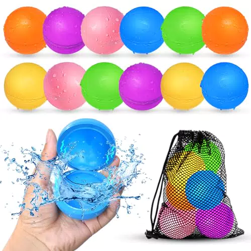 SOPPYCID Silikon Wasserbomben selbstschließend, ideal für Sommer Wasserspaß للأطفال