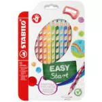 STABILO - Ergonomischer Buntstift für Rechtshänder - EASYcolors - 24er Pack - mit 24 verschiedenen Farben