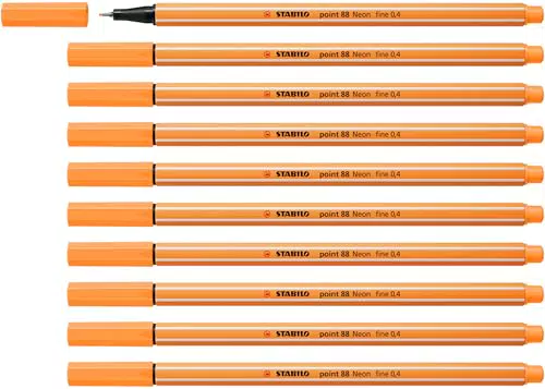 STABILO Fineliner point 88 - 10er Pack optimal für präzises Schreiben