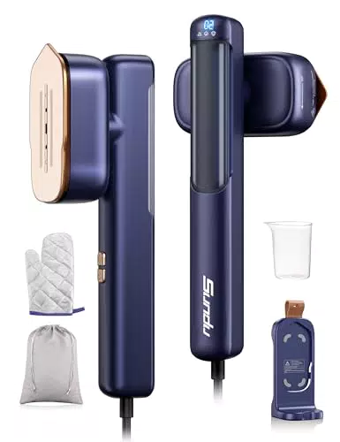 Sundu Dampfglätter 2 in 1 – Schnellaufheizender Steamer mit LED-Anzeige