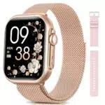 SWGOTA Smartwatch Damen mit 1000mAh Akku, 24H Telefonfunktion und 120+ Sportmodi