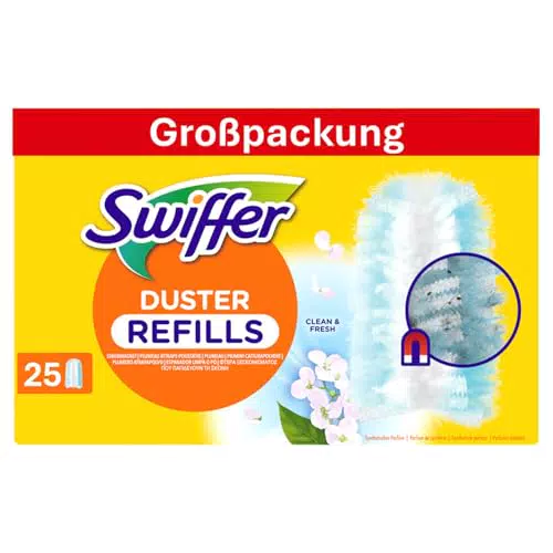 Swiffer Staubmagnet Nachfülltücher mit Febreze Duft – Effiziente Staubaufnahme