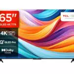 TCL 65T7B QLED Pro Fernseher 4K Ultra HD Smart TV mit Google TV und Dolby Atmos