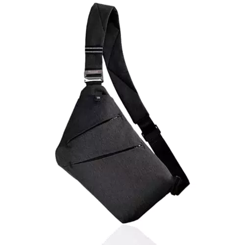 Tibroni Sling Bag - Anti-Diebstahl Brusttasche für Herren, Crossbody Tasche