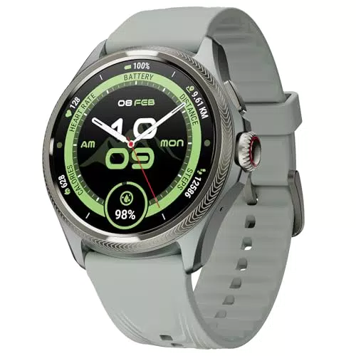Ticwatch Pro 5 Enduro Smartwatch für Männer Android Wear OS Smart Watch 90 Std. Akku 110+ Trainingsmodi 7/24 Herzfrequenz 5ATM GPS Kompass Nicht mit dem iPhone kompatibel