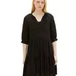 TOM TAILOR Denim Babydoll Kleid mit Volant für Damen