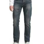 TOM TAILOR Herren Marvin Straight Jeans, 10119 - Used Mid Stone Blue Denim