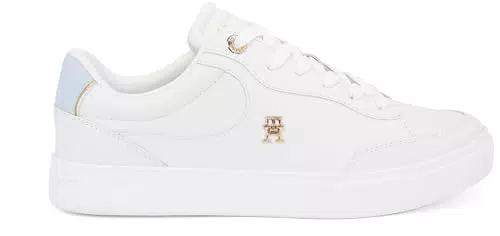 Tommy Hilfiger Damen Court Sneaker Essential Chic aus Leder