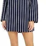 Tommy Hilfiger Damen Langarm Kleid Stripe - Stilvolles Design für jeden Anlass