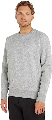 Tommy Jeans Herren Sweatshirt TJM Regular ohne Kapuze