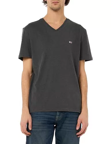 Tommy Jeans Herren T-Shirt kurzarm V-Ausschnitt
