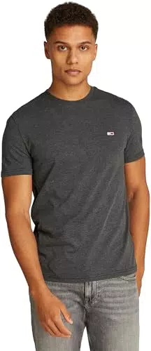 Tommy Jeans Herren T-Shirt Kurzarm mit Rundhalsausschnitt
