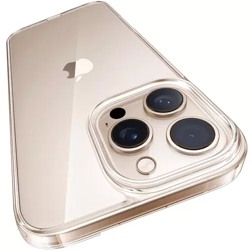 TORRAS Crystal Clear Hülle für iPhone 16 – Militärschutz, stoßfest und kratzfest