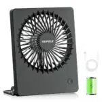 TriPole tragbarer Schreibtischventilator, USB Ventilator mit 3 Geschwindigkeiten