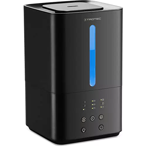 TROTEC Luftbefeuchter B 4 E – Ultraschallgerät mit Aroma-Diffusor und Luftfilter