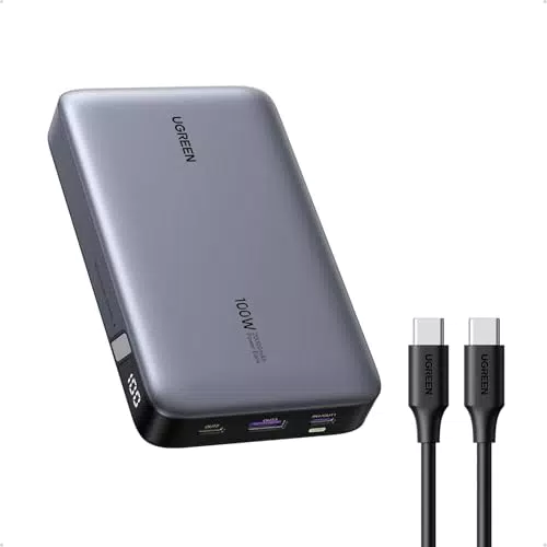 UGREEN Nexode 100W Power Bank 20000mAh mit USB-C Anschlüssen und Digitaldisplay