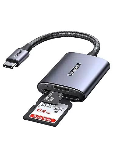 UGREEN USB C Kartenleser für SD und Micro SD, kompatibel mit iPhone und MacBook