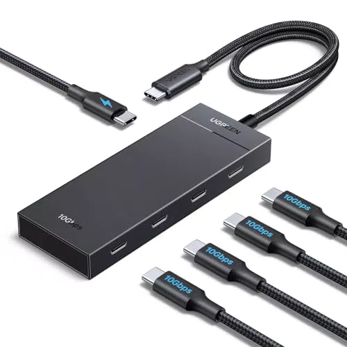 UGREEN USB C Hub 10 Gbps mit PD 100W – Adapter für MacBook, iPhone, Galaxy und mehr