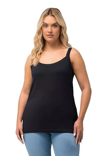 Ulla Popken Damen Spaghetti-Top - Stilvolles Oberteil für den Alltag