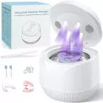Ultraschallreinigungsgerät 45000Hz UV - Digitaler Ultraschallreiniger für Zahnersatz, Schmuck und Prothesen