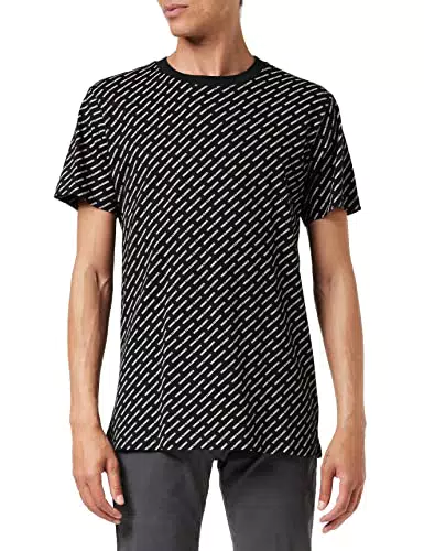 Urban Classics Herren Allover Logo T-Shirt – Klassisches Design für jeden Anlass