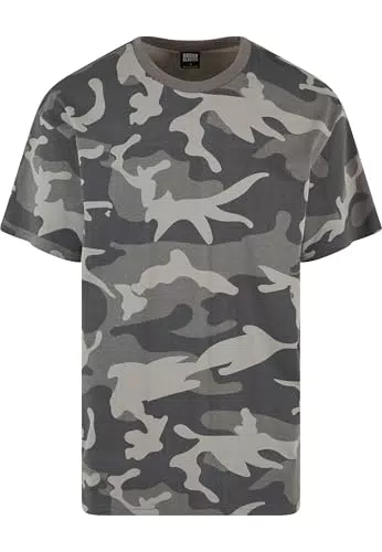 Urban Classics Herren Oversized Simple Camo T-Shirt - Camouflage Shirt für Männer