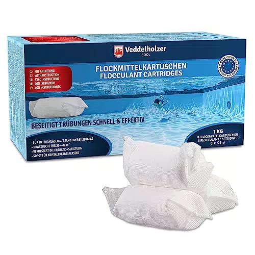 Veddelholzer Flockmittel für Poolreinigung und Pflege – Kristallklares Wasser