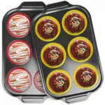 VEGOATY Silikon Muffinform mit Metallrahmen - Flexibel und einfach zu reinigen