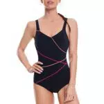 Veranobreeze Einteiliger Damen-Badeanzug – Sportliche, bescheidene Badebekleidung