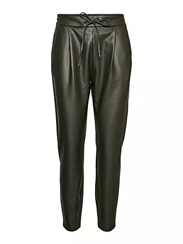 VERO MODA Vmeva Mw Loose String Coated Stoffhose für Damen