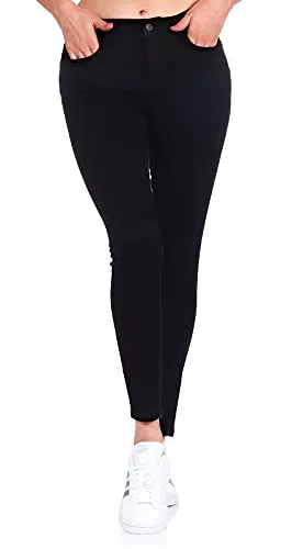 Vero Moda Damen Jeans - Schwarze Stretch-Jeans