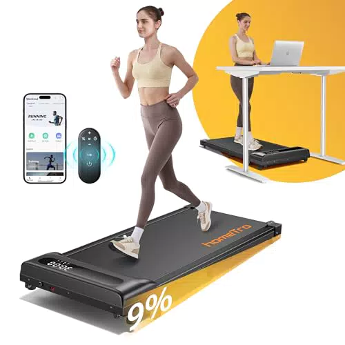 Walking Pad Kompaktes Laufband für Zuhause und Büro, App-Steuerung, LED-Display