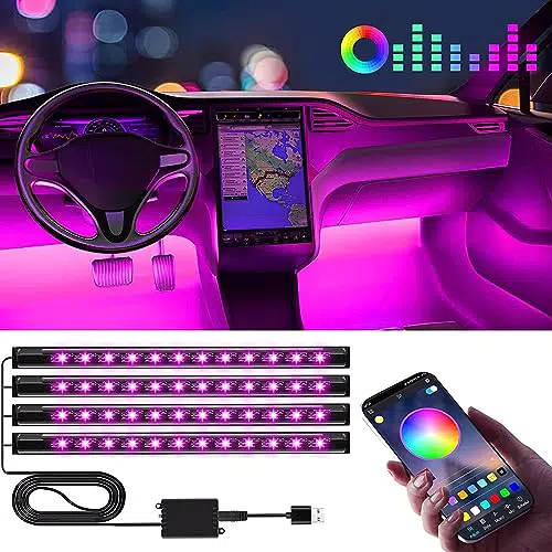 Winzwon LED Innenbeleuchtung für Auto – Ambientebeleuchtung und Autozubehör