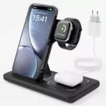 Wireless Charger 3 in 1 von [Brandname] – Induktive Ladestation für iPhone und Apple Watch